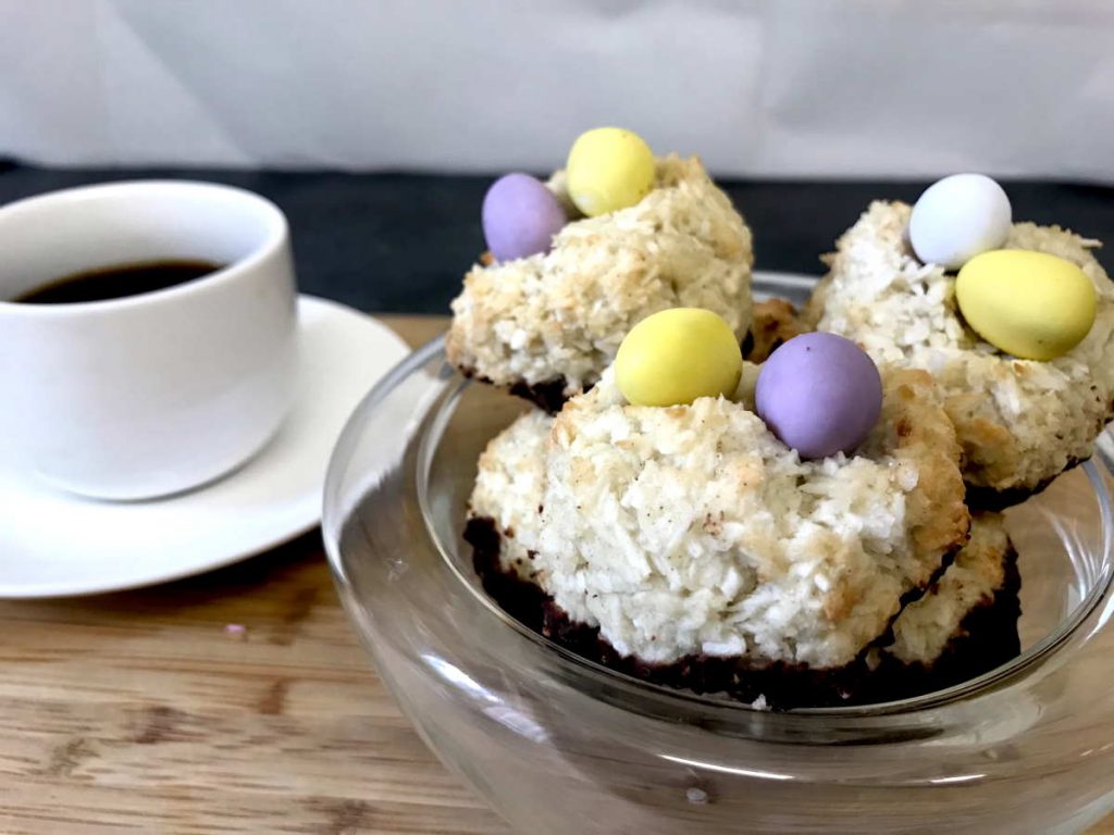 Chocolate Dipped Macaroons